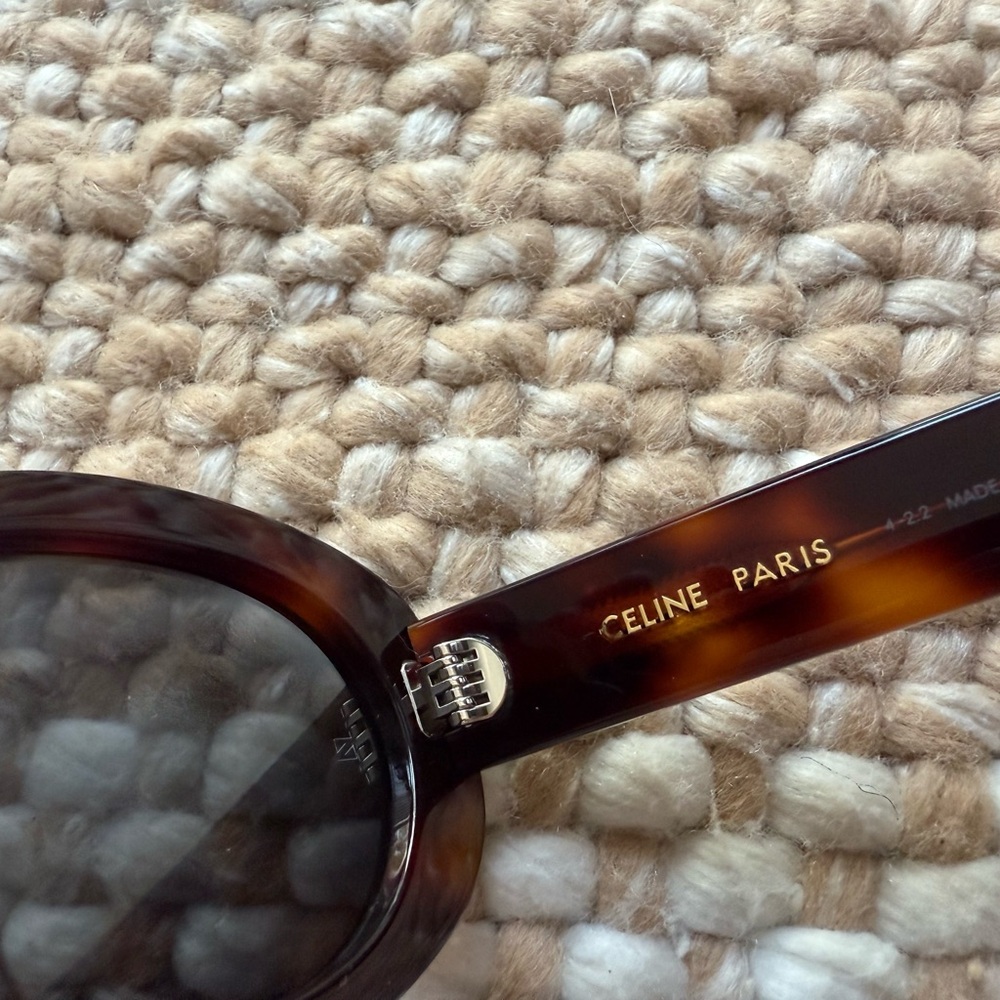 Celine Triomphe 01 Oval Sunglasses (Preowned Like NEW) - Picture 11 of 16